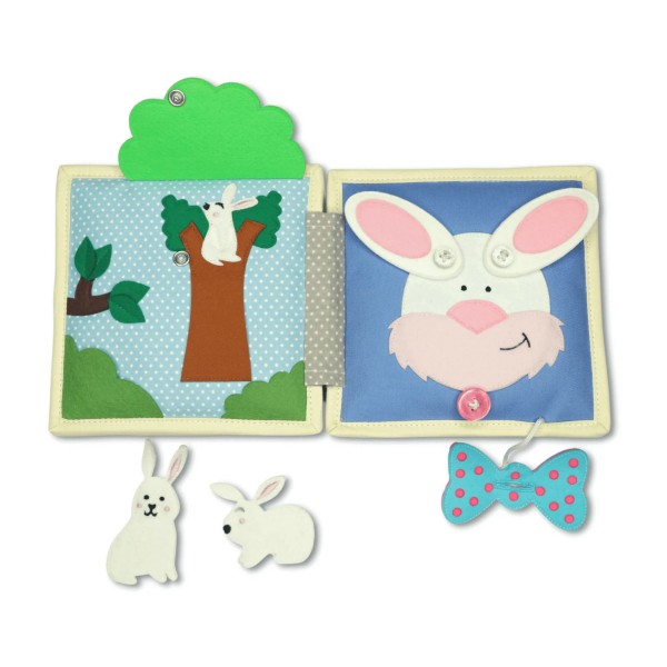Bücher Mini Quiet Book Funny Bunny/Ostern Jolly Designs