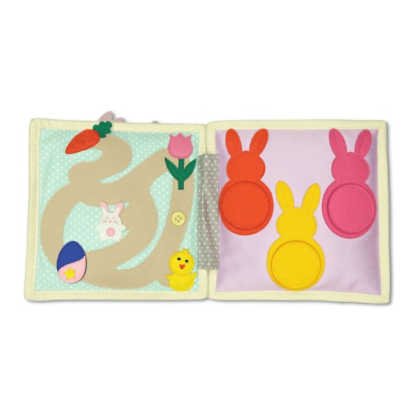 Bücher Mini Quiet Book Funny Bunny/Ostern Jolly Designs